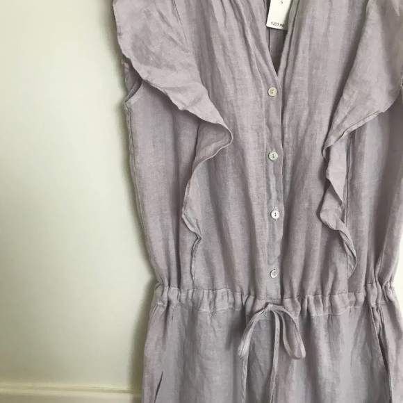 NWT Velvet by Graham & Spencer Linen Jumpsuit - Picture 4 of 8